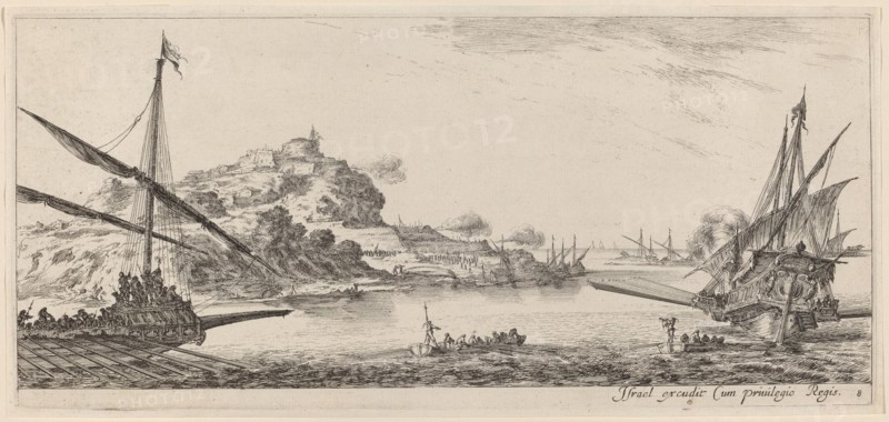 Two Galleys and their Launches, in or before 1647.