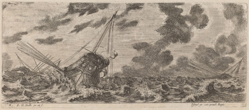 Ship in Tempest, 1644.