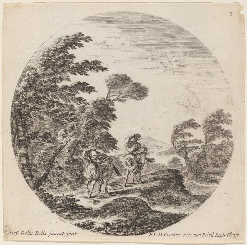 Windblown Horsemen, 1646.