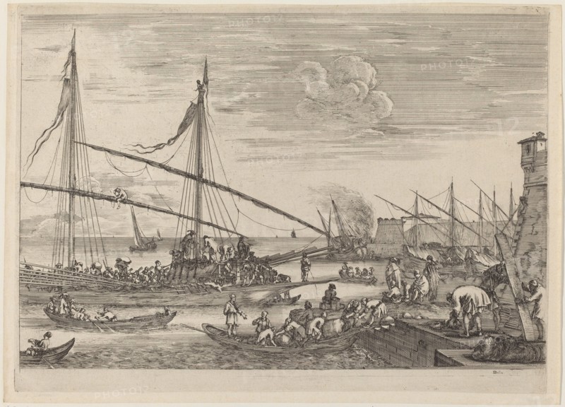 The Fortifications at Livorno, probably c. 1654/1655.