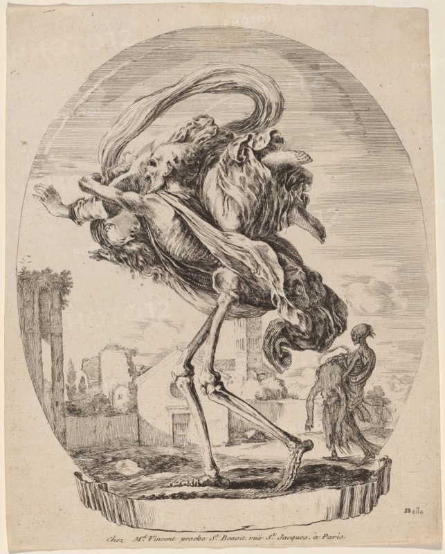 Death Carrying a Woman, probably 1648.