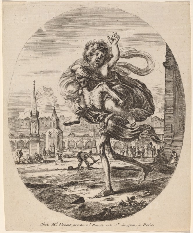 Death Carrying a Child to the Left, probably 1648.