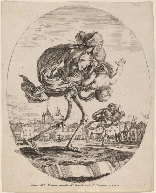 Death Carrying a Child to the Right, probably 1648.