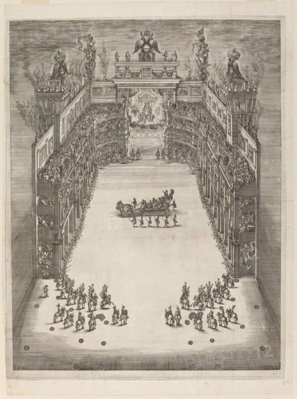 Aerial View of Theatre, 1652.