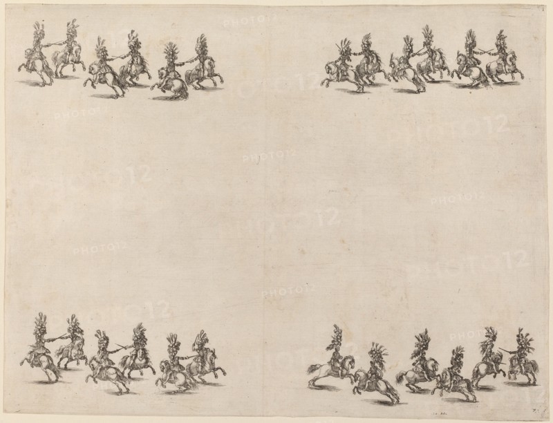 Cavaliers Fighting with Swords, 1652.