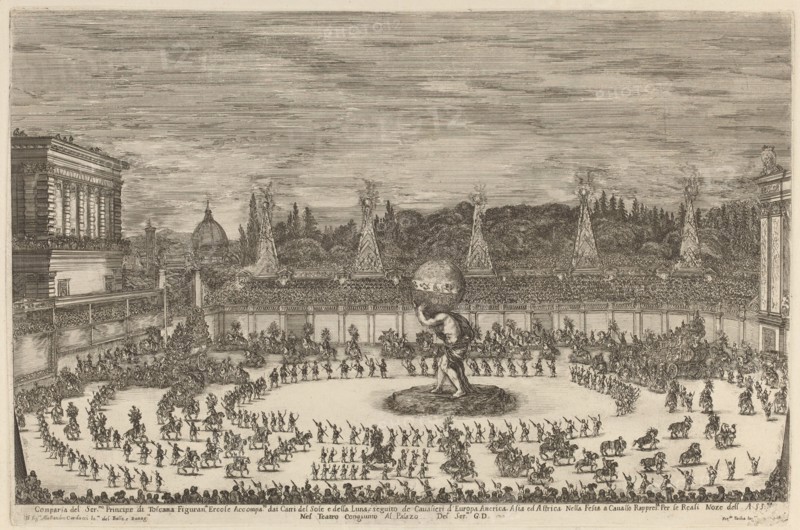 Entrance of the Prince of Tuscany, 1661.