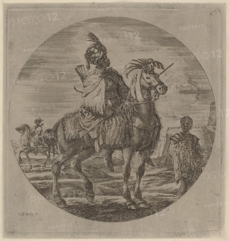 A Black Horseman.