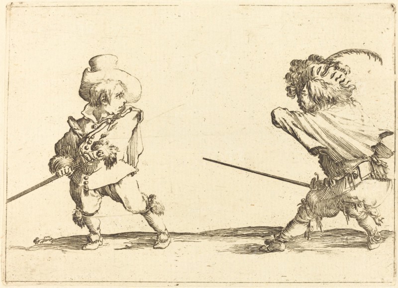 Duel of Two Dwarfs.