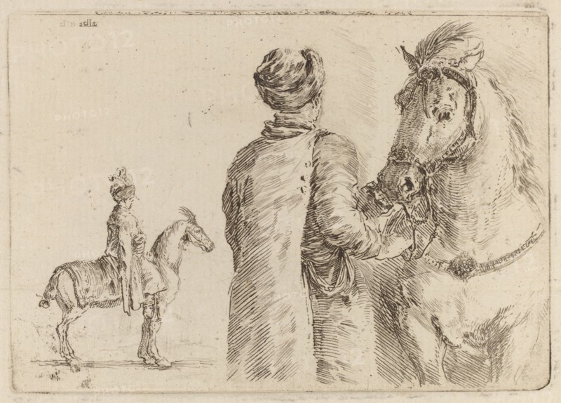 Polish Attendant Holding the Bridle of a Horse.