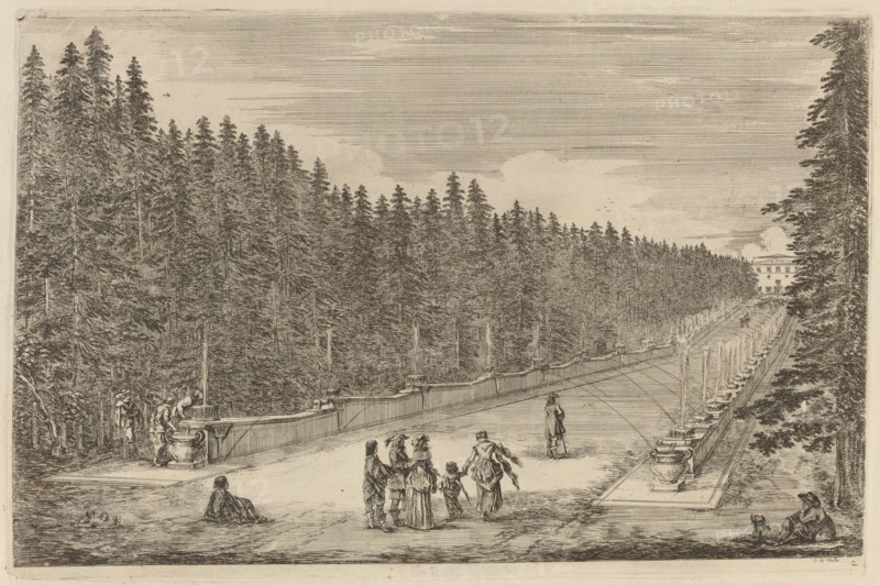 The Avenue of Fountains, probably 1653.