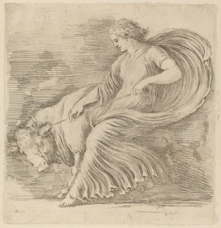 Woman with a Young Bull.