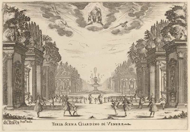 Terza Scena Giardino di Venere, 1637.