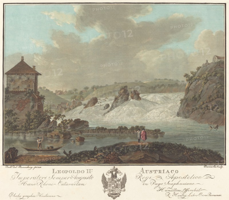 Falls of Schaffhausen, c. 1784.