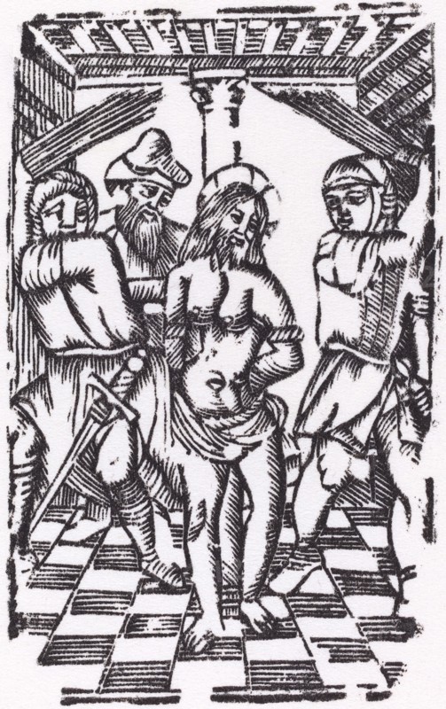 The Flagellation. [Probably French 16th century, restrike 1968].