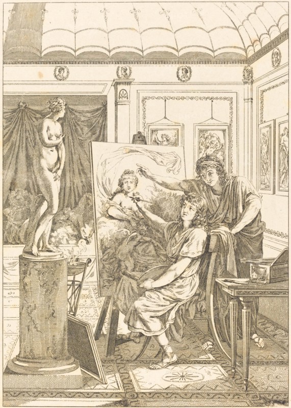 Imitation d'anacreon: Le portrait d'iris. [Imitation of Anacreon: the portrait of Iris].