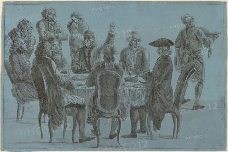 The Philosophers' Meal, after 1772.