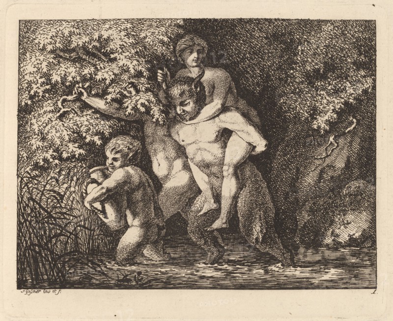 Satyr Carrying a Nymph on His Back, 1769/71.