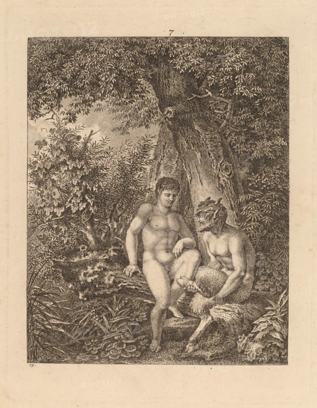 Two Satyrs in a Forest, 1777.