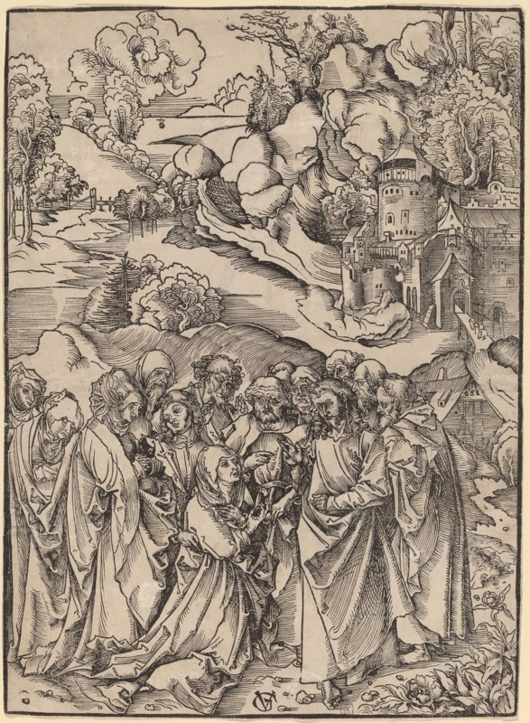 Christ and the Apostles and the Holy Women.