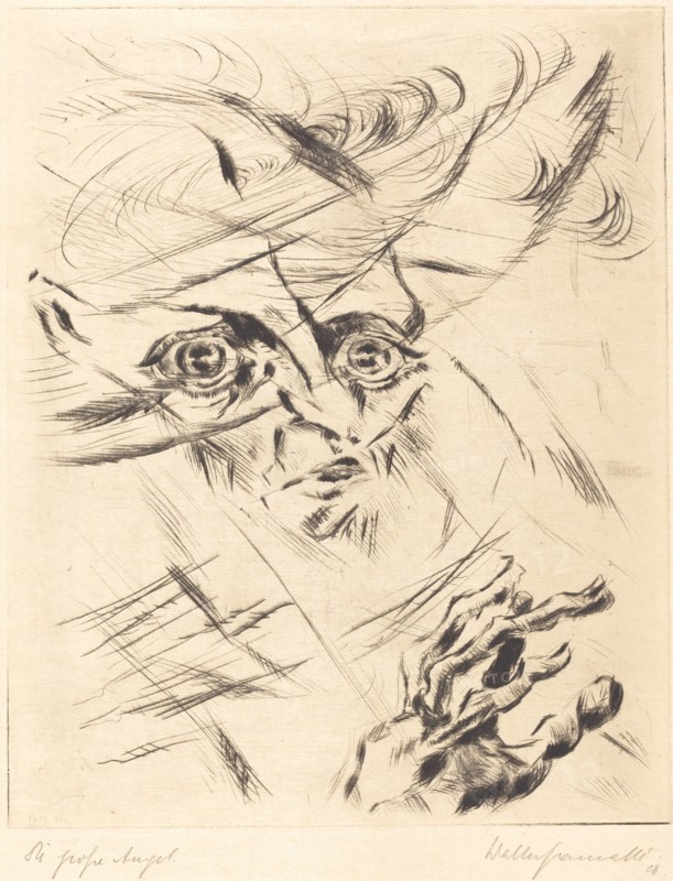 Die Grosse Angst (The Great Anxiety), 1918.