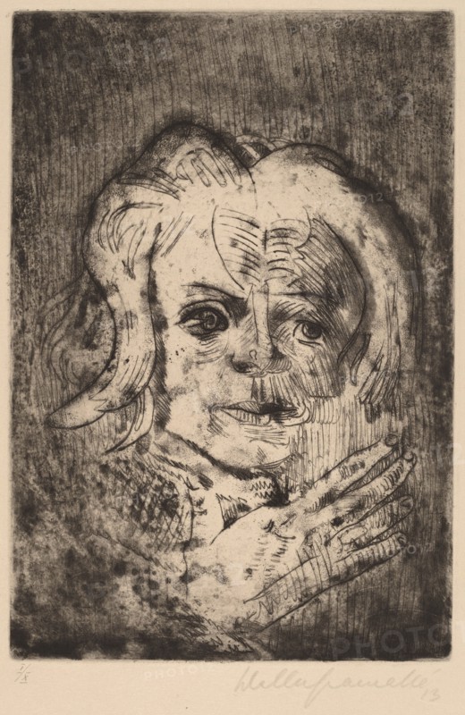 Girl with Hand, 1923.