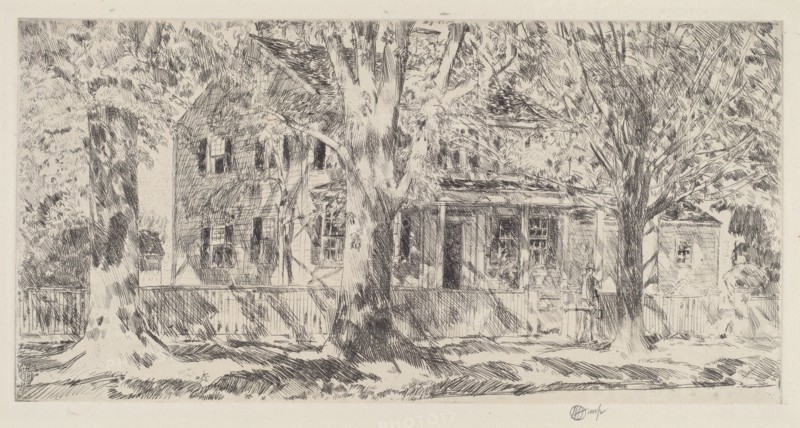 House on the Main Street, Easthampton, 1922.