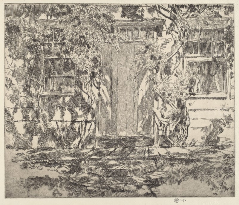 Old Doorway, Easthampton, 1920.
