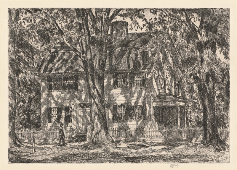 The Lion Gardiner House, Easthampton, 1920.
