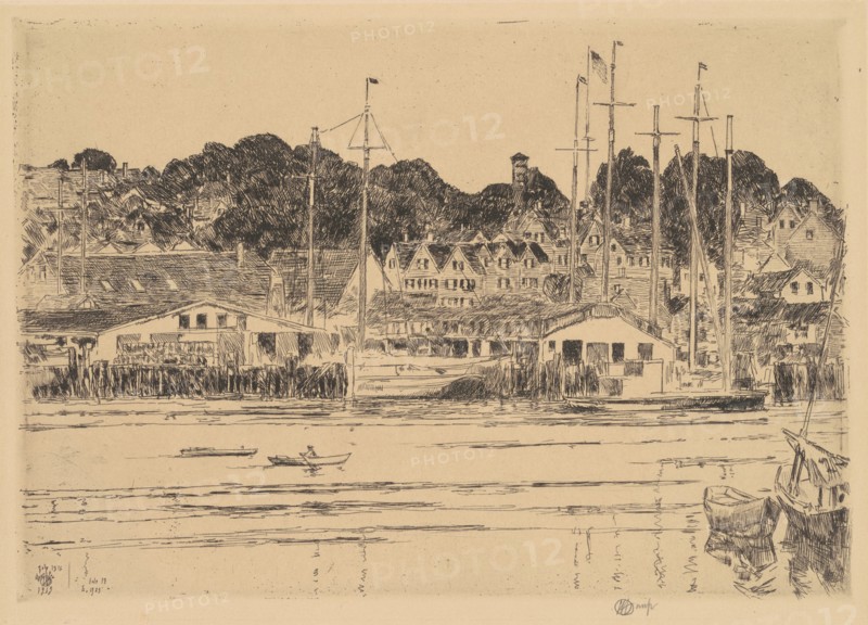 Inner Harbor, Gloucester, 1923.