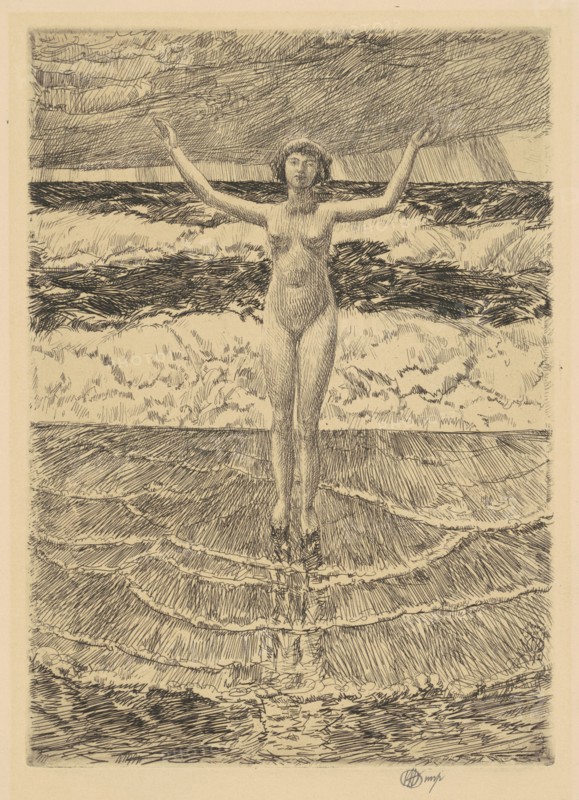 Rain Drops and Surf, 1921.