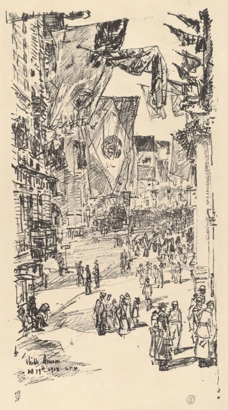 Avenue of the Allies, 1918.