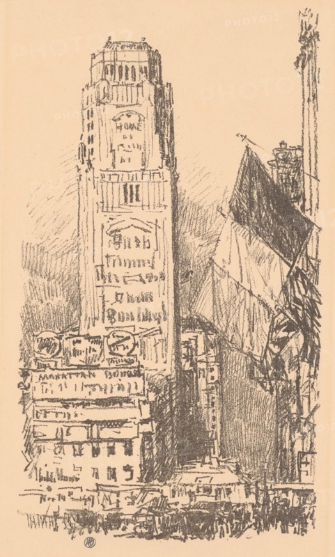 New York Bouquet, 1917.