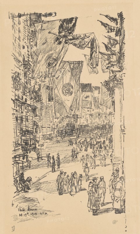 Avenue of the Allies, 1918.