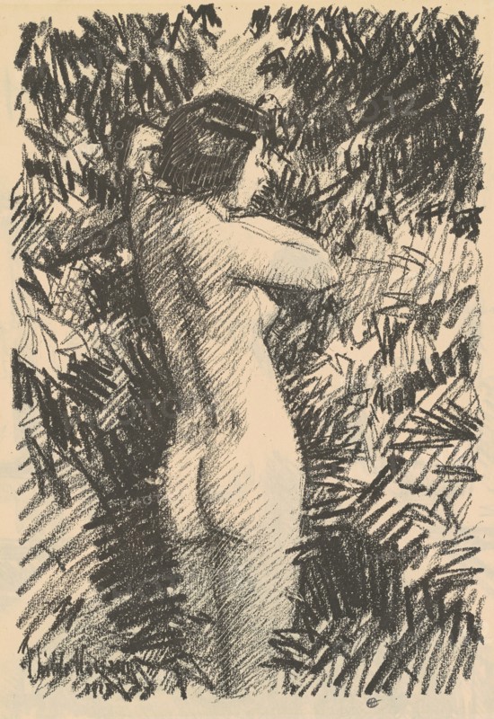 Nude [recto], 1918.