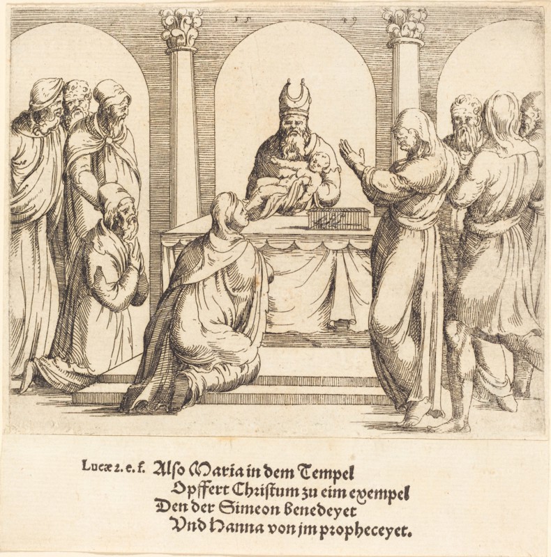 The Presentation in the Temple, 1549.