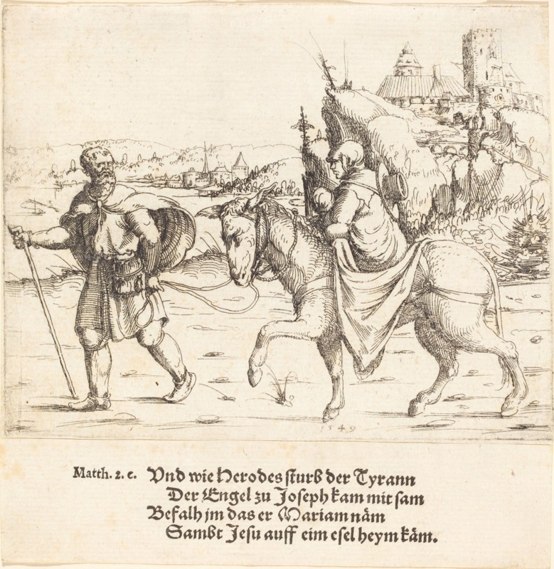 The Holy Family Returns from Egypt, 1549.