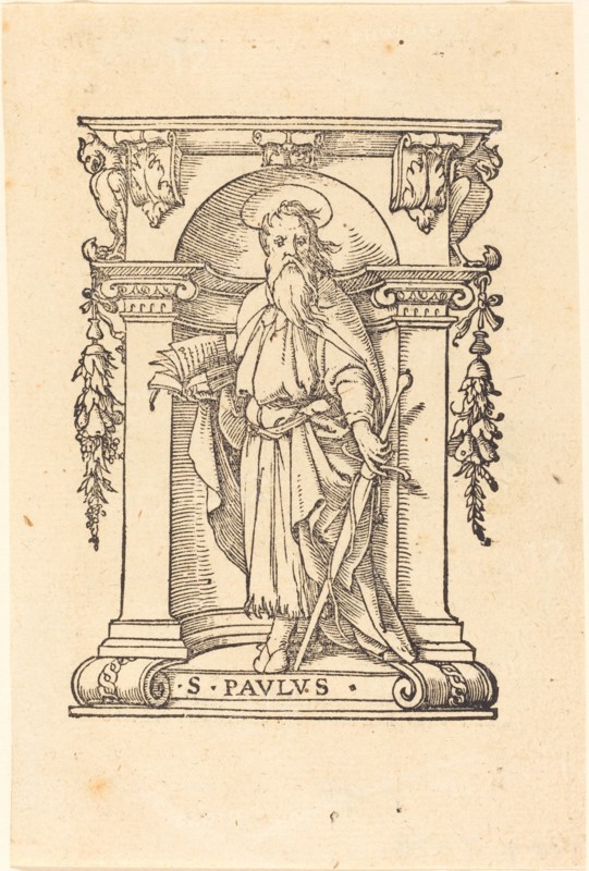 Saint Paul with Book and Sword.
