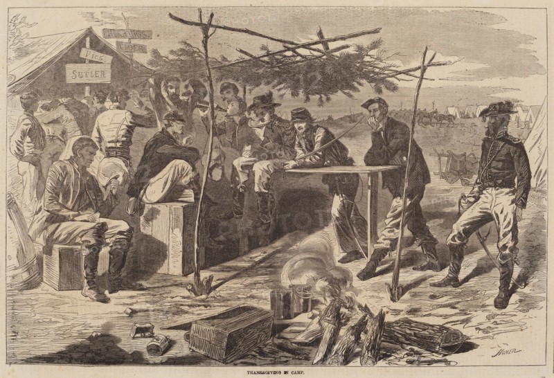 Thanksgiving in Camp, published 1862.