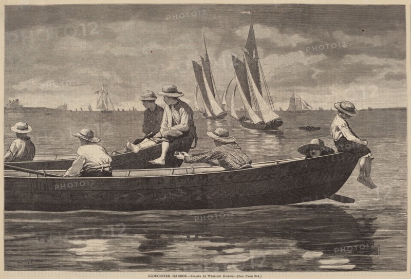 Gloucester Harbor, published 1873.