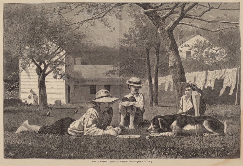 The Nooning, published 1873.