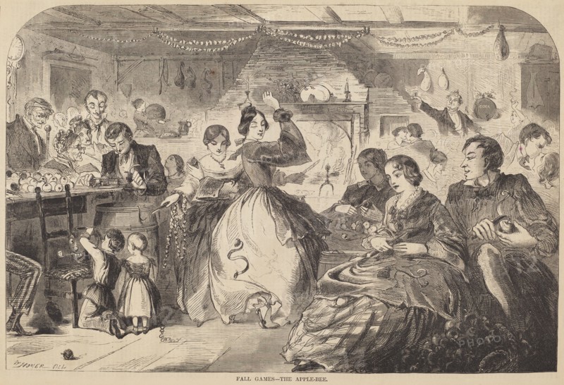 Fall Games - The Apple-Bee, published 1859.
