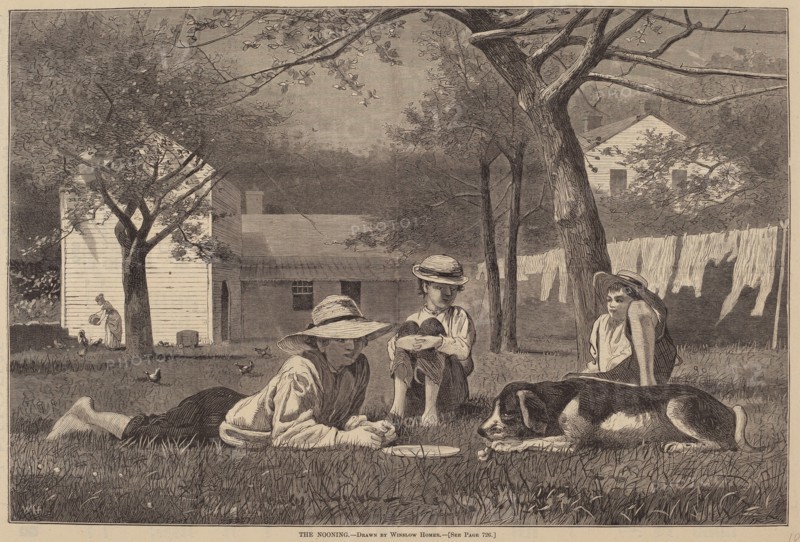 The Nooning, published 1873.
