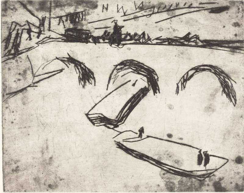 Bridge on Crown Prince Embankment (Brucke am Kronprinzenufer), 1909.