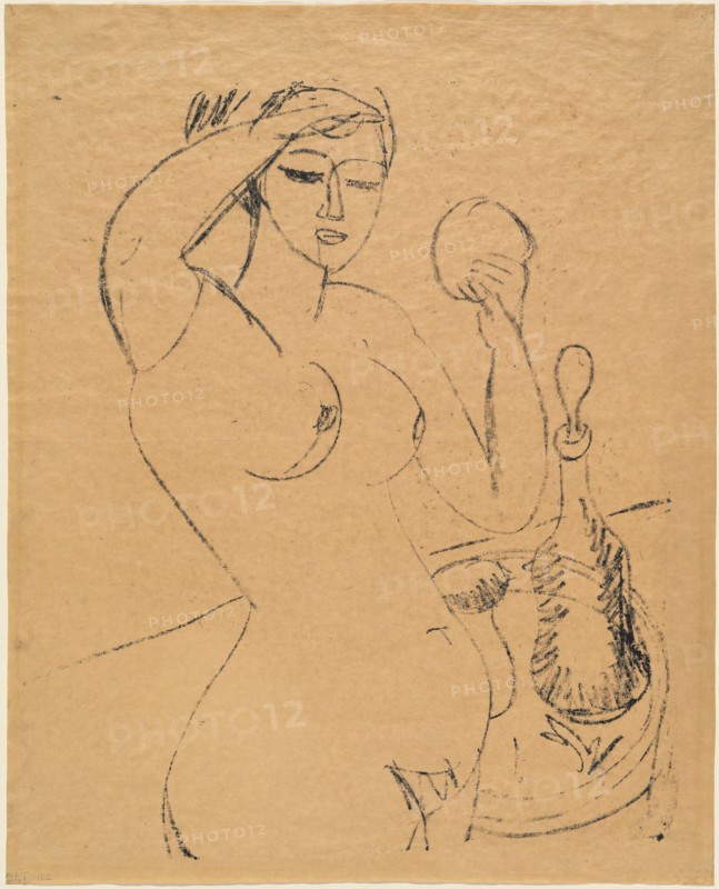 Nude Girl at her Toilette, 1912.