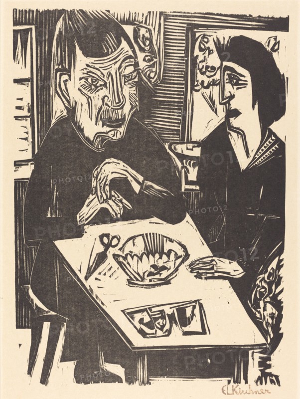 Old and Young Woman (Alte und jungere Frau), 1921.