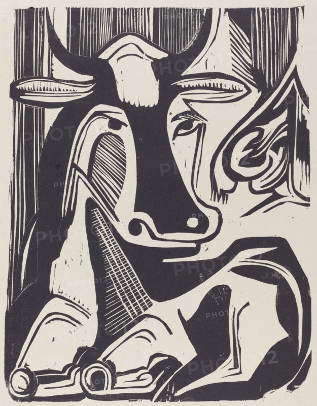 The Large Cow Lying Down (Grosse Liegende Kuh), 1929.