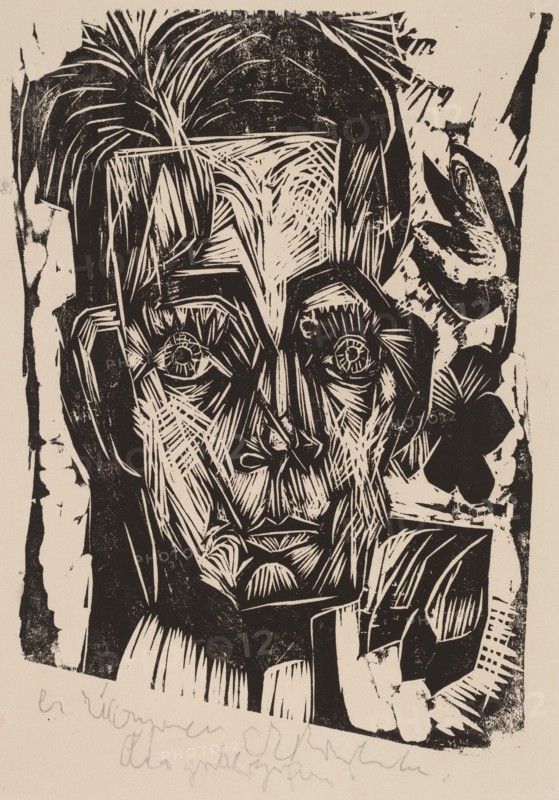 Head of Dr. Robert Binswanger (the Student), 1917-1918.