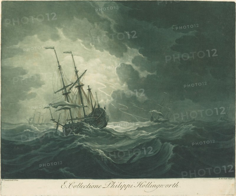 Shipping Scene from the Collection of Philip Hollingworth, 1720s.