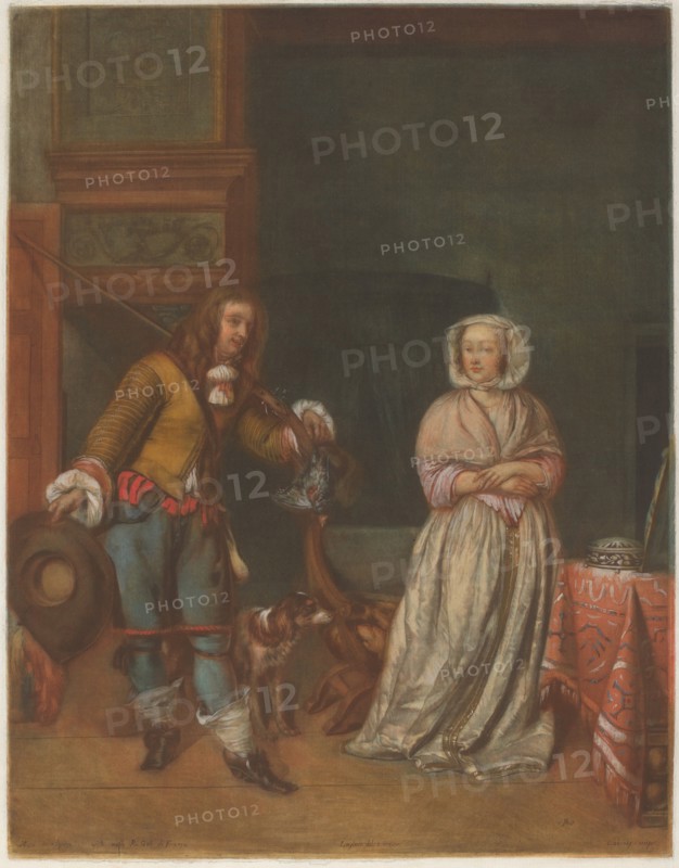 Huntsman Visiting a Lady, 1783/1786.