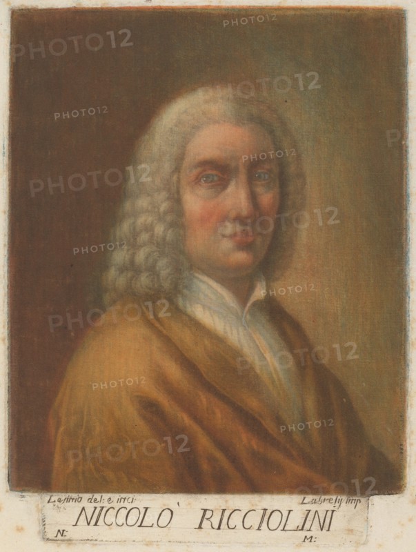 Niccolo Ricciolini, 1789.